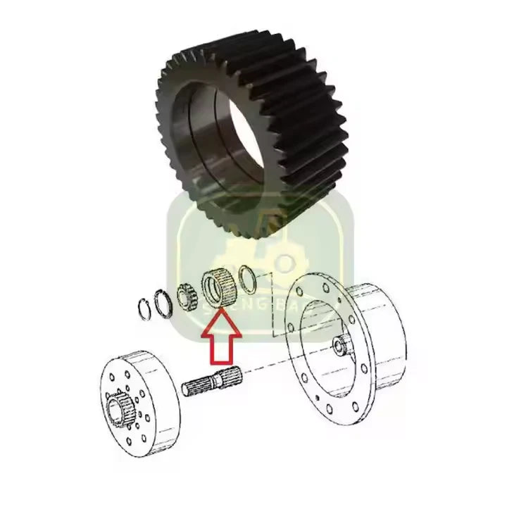 Brand New Planetary Gear L79728 L110237 fits for John Deere 210C 300D 310D Loader 6100