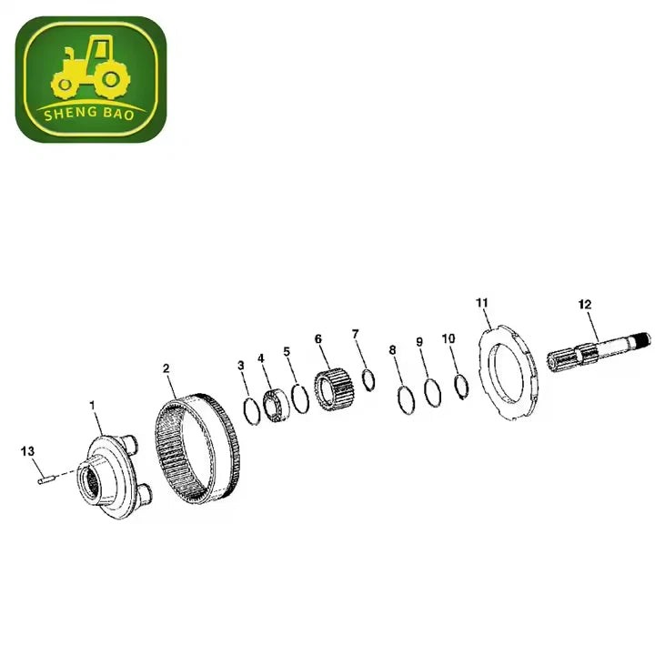 Planetary Pinion Gear T183921 For John Deere 310SE 310SG 315SE 485E 486E 488E