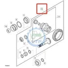 Ring and Pinion Gear Assembly RE271380 for John Deere 5103 5203 5210 5050E 5055D