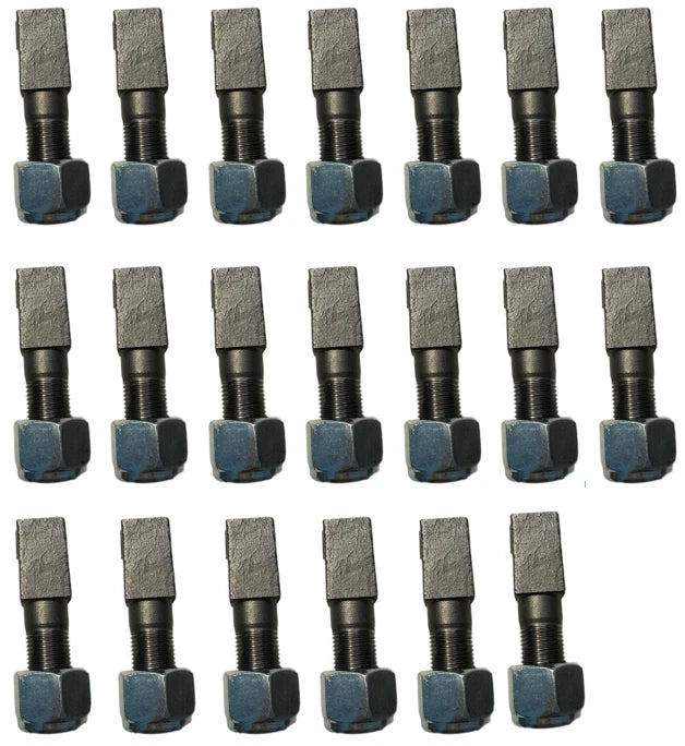 20 Pieces Woodland Mills Stump Grinder Teeth with Lock Nut