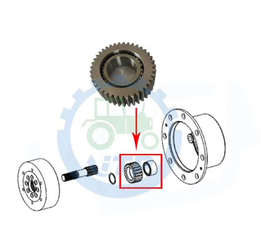 John Deere - AT414573 4475304203 - Planetary Assembly fit for 310J 310K 410J Backhoe Loader