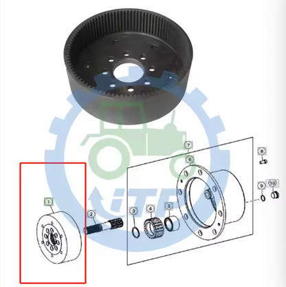 T229274 Ring Gear Suitable for John Deere 310SK 310J 315SK 310K 210K 310SJ 210LJ 325K 410J