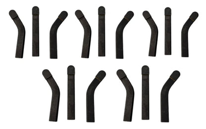 15 Pack Replacement 1/2" x 1/2" Black Stump Grinder Teeth For 500 Series